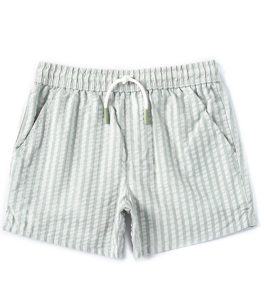 Scene&Heard Little Boys 2T-7 Striped Seersucker Pull-On Shorts