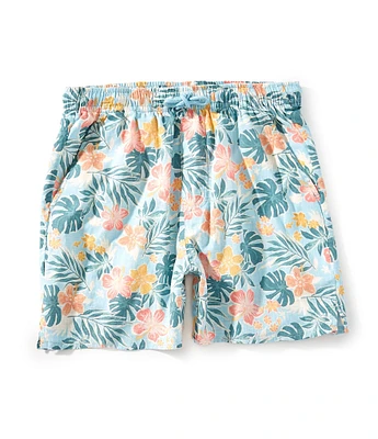 Scene&Heard Little Boys 2T-7 Tropical Seersucker Shorts
