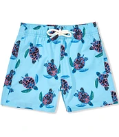 Scene&Heard Little Boys 2T-7 Turtle Print Swim Trunks