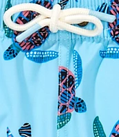Scene&Heard Little Boys 2T-7 Turtle Print Swim Trunks