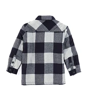 Scene&Heard Little Boys 2T-7 Sherpa Lined Plaid Shacket