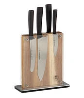 Schmidt Brothers Cutlery Acacia Midtown Magnetic Knife Block