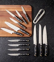 Schmidt Brothers Cutlery Black & Brass 15-Piece Knife Set