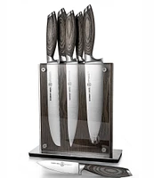 Schmidt Brothers Cutlery Bonded Ash 7-Piece Knife Block Set