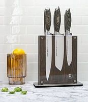 Schmidt Brothers Cutlery Bonded Ash 7-Piece Knife Block Set