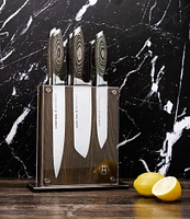 Schmidt Brothers Cutlery Bonded Ash 7-Piece Knife Block Set