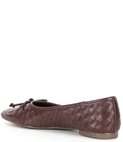 Schutz Arissa Woven Leather Slip On Flats