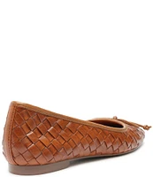 Schutz Arissa Woven Leather Slip On Flats