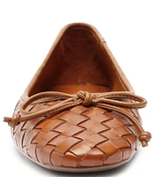 Schutz Arissa Woven Leather Slip On Flats