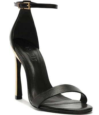 Schutz Cadey-Lee Curve Leather Dress Sandals