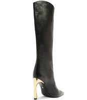 Schutz Cate Curve Tall Leather Boots