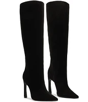 Schutz Cate Curve Tall Nubuck Boots