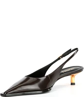 Schutz Daria Patent Leather Slingback Pumps