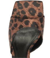 Schutz Dethalia Cheetah Print Slide Sandals