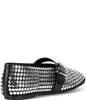 Schutz Eiza Studs Leather Ballet Flats