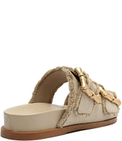 Schutz Enola Sporty Casual Bamboo Buckle Slides