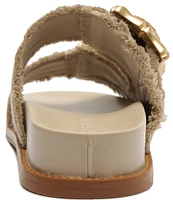 Schutz Enola Sporty Casual Bamboo Buckle Slides