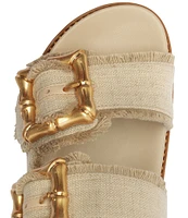 Schutz Enola Sporty Casual Bamboo Buckle Slides