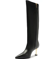 Schutz Firenze Up Leather Tall Boots