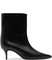 Schutz Frances Leather Dress Booties