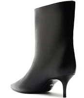 Schutz Frances Leather Dress Booties