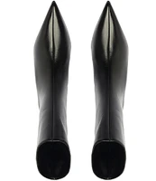 Schutz Frances Leather Dress Booties