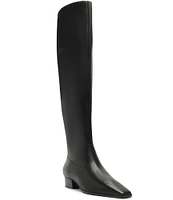 Schutz Helena Leather Over The Knee Boots