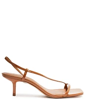 Schutz Heloise Patent Slingback Thong Strappy Dress Sandals