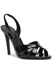 Schutz Keefa Patent Leather Slingback Sandals