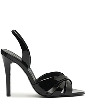 Schutz Keefa Patent Leather Slingback Sandals