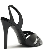 Schutz Keefa Patent Leather Slingback Sandals