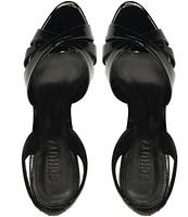 Schutz Keefa Patent Leather Slingback Sandals