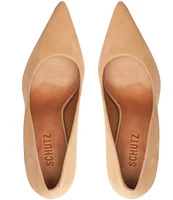 Schutz Lou Curve Nubuck Dress Pumps