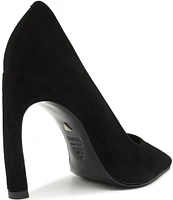 Schutz Lou Curve Nubuck Dress Pumps