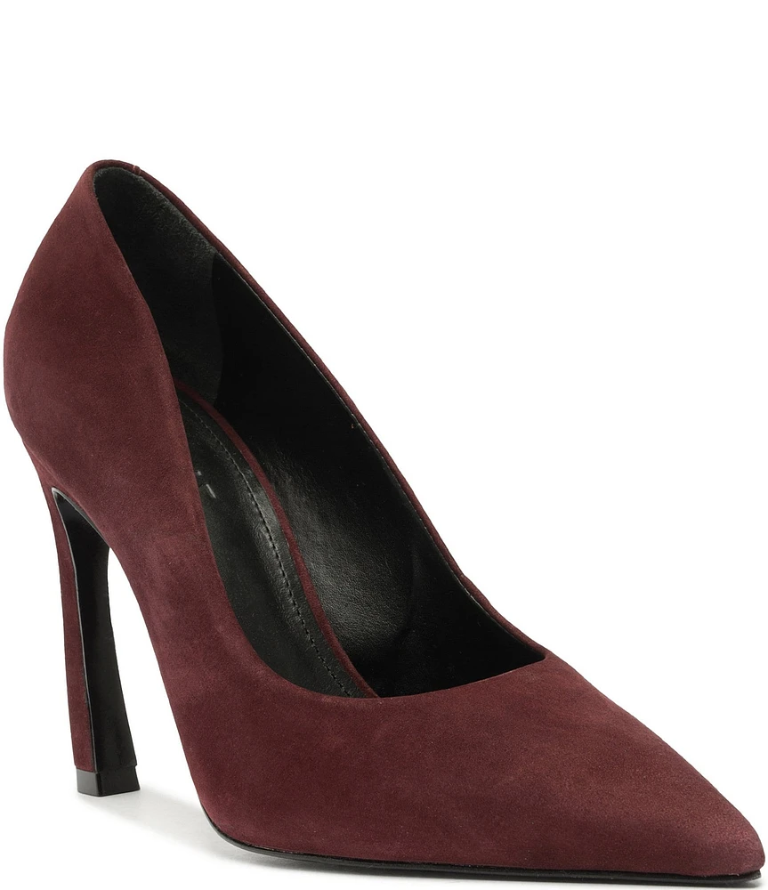 Schutz Lou Curve Nubuck Dress Pumps