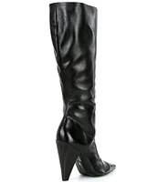 Schutz Marlin Up Leather Tall Boots