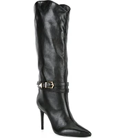 Schutz Maryana Belt Leather Tall Boots