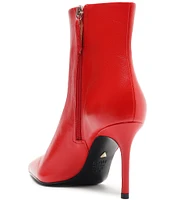 Schutz Mikki Leather Dress Booties