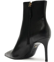 Schutz Mikki Leather Dress Booties