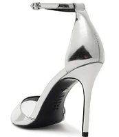 Schutz Pamela Patent Leather Ankle Strap Dress Sandals