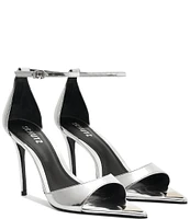 Schutz Pamela Patent Leather Ankle Strap Dress Sandals