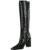 Schutz Raffaela Up Leather Tall Boots