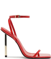 Schutz Sam Leather Ankle Strap Dress Sandals