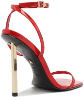 Schutz Sam Leather Ankle Strap Dress Sandals