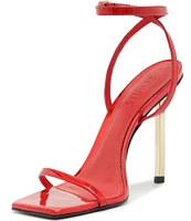 Schutz Sam Leather Ankle Strap Dress Sandals