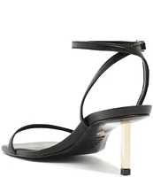 Schutz Sam Mid Leather Dress Sandals