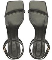 Schutz Sam Mid Leather Dress Sandals