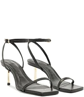 Schutz Sam Mid Leather Dress Sandals