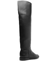 Schutz Terrance Leather Over The Knee Riding Boots