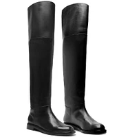 Schutz Terrance Leather Over The Knee Riding Boots